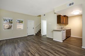 Simi Valley apartment for rent - Parkside Villas unfurnished living and dining room