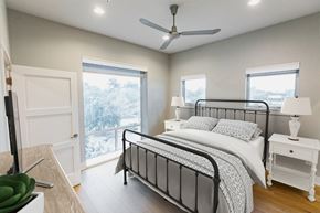 Austin apartment for rent - Austin apartment for rent staged bedroom