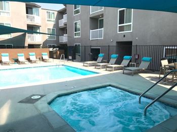 Heated pool and spa