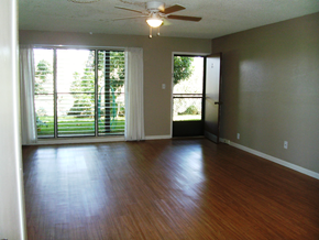 Lahaina apartment for rent - Coconut Inn living area and entry way