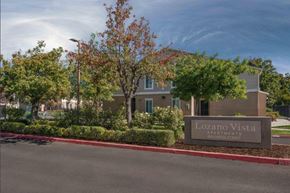 Mendota apartment for rent - Lozano Vista Apartments signage