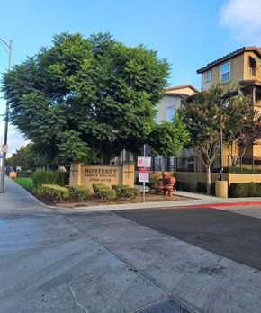 San Jose apartment for rent - Monterey Family Apartments sign