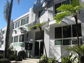 Studio City apartment for rent - Millennium Apartments entrance