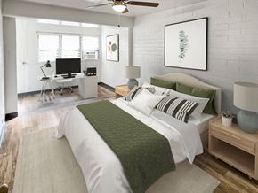 Honolulu apartment for rent - PacificOasis_Bedroom2_Staged