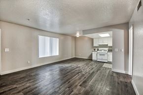 Santa Ana apartment for rent - Park Tower living room and kitchen