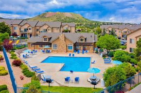 Castle Rock apartment for rent - Reserve at Castle Highlands aerial view of community