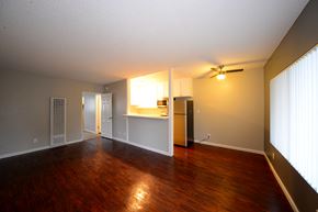 Northridge apartment for rent - University Gardens unfurnished living room and dining area