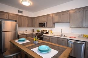 Thousand Oaks apartment for rent - Yolo Apartments kitchen with appliances