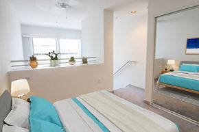 Santa Monica apartment for rent - olympic lofts upstairs sleeping area