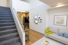 Santa Monica apartment for rent - olympic lofts stairs