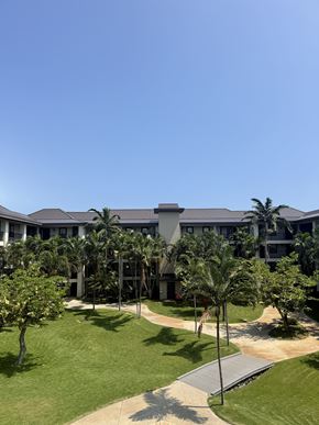 Kahului apartment for rent - The Waterfront Apartments Courtyard Landscape