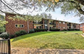 Harrisburg apartment for rent - our apartments offer a spacious courtyard with green grass