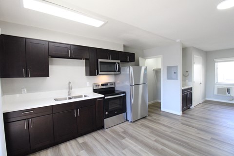 Floor plan for studio, 1 bath, 350 sqft