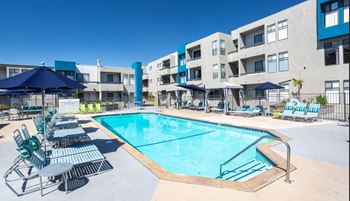Resort style pool at cielo apartments