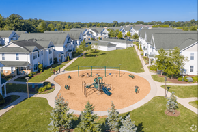 Fort Wayne apartment for rent - Aerial View of Playground at The Marlowe, Indiana, 46804