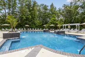 Marlton apartment for rent - Swimming Pool Area at Merion Marlton Apartment Homes, Marlton, NJ