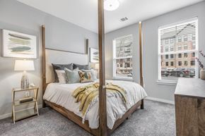 Cranberry Township apartment for rent - Our bedrooms fit king sized beds and large furniture  at Meeder Flats Apartment Homes, Cranberry Township, PA, 16066