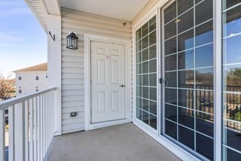 Private balcony or patio