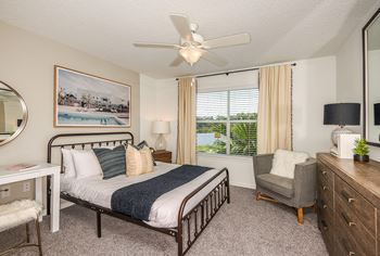 Plush carpeting in bedrooms