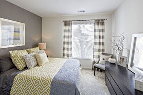 Stratford apartment for rent - a bedroom with a bed and a window at Merion Stratford Apartment Homes, Stratford, CT