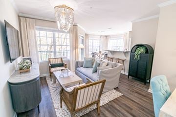 Groton apartment for rent - a living room with a couch and a table