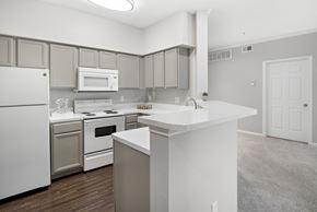 Lewisville apartment for rent - kitchen with large space at Edgewood Village, Lewisville, TX