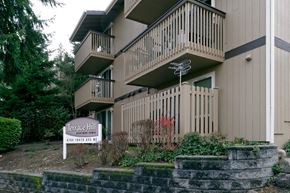 Redmond apartment for rent - A sign in front of a building that says Terrace Hill.