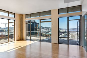 Floor-to-ceiling glass windows