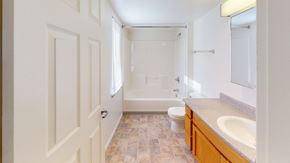 Bellingham apartment for rent - a bathroom with a toilet and a sink