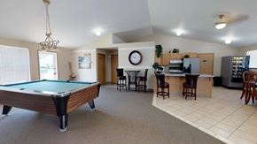 Bellingham apartment for rent - A room with a pool table and a bar area.