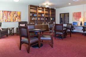 Everett apartment for rent - a conference room with a table and chairs