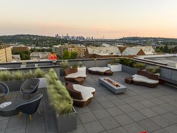 Rooftop deck