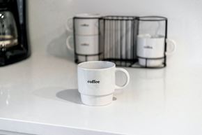 Ferndale apartment for rent - a coffee mug sitting on a kitchen counter