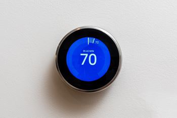 Nest electronic thermostat