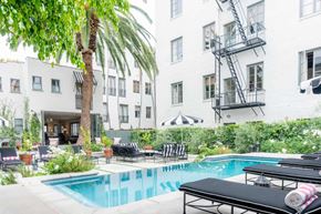 Los Angeles apartment for rent - Pool View at Villa Carlotta – Furnished Apartments, Los Angeles, CA