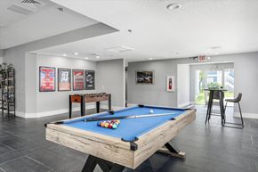 Detroit apartment for rent - the preserve at ballantyne commons game room with pool table