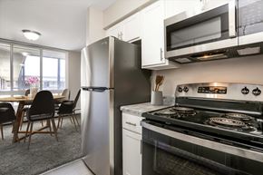 Detroit apartment for rent - Kitchen View at Sherwood Heights, Detroit, 48221