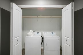 Eagle Lake townhouse for rent - a laundry room with two washes and a dryer