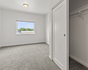 Luverne apartment for rent - an empty bedroom with a window and a closet