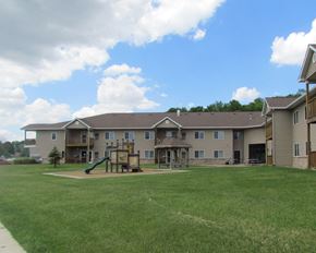 Pine Island apartment for rent - the view of our apartments from our playground