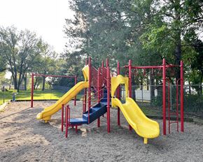 Cokato apartment for rent - a playground with slides at a park