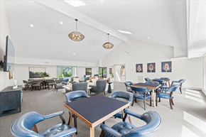Kansas City apartment for rent - Modern Dining Room at Cloverset Active Adult Apartments, Kansas City, MO, 64114