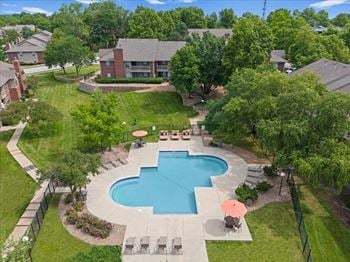Two sparkling swimming pools