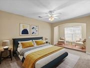 Olathe apartment for rent - Bedroom with Library Niche at Avignon Apartment Homes, Olathe, KS