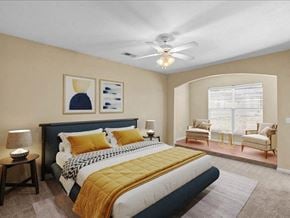 Olathe apartment for rent - Bedroom with Library Niche at Avignon Apartment Homes, Olathe, KS