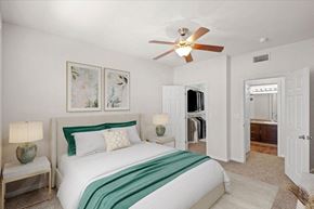 Lenexa apartment for rent - Primary Bedroom at Crescent Apartment Homes, Lenexa, Kansas