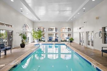 Indoor pool view