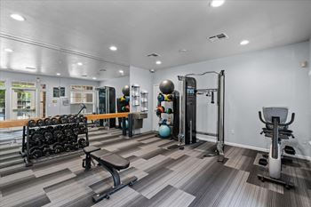 Modern fitness center