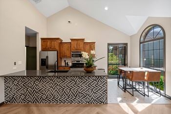 Kitchen and dining area