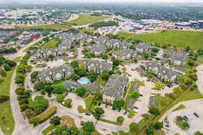 Frisco apartment for rent - an aerial view of a large neighborhood at Wade Crossing Apartment Homes, Frisco, Texas
